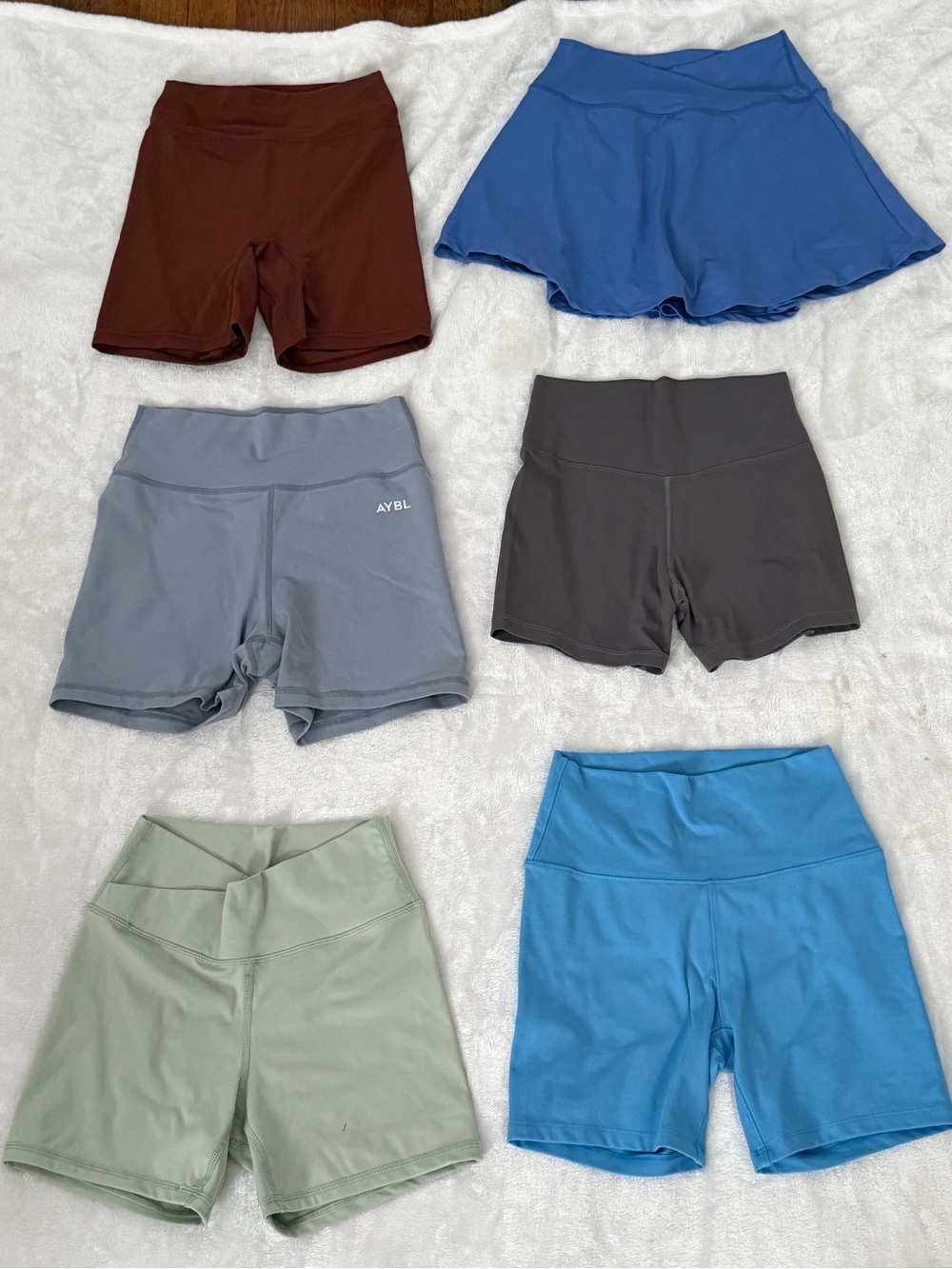 Bundle of Women's Athletic Bike Shorts - High Waist